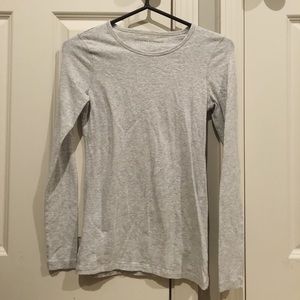 Grey long sleeve shirt